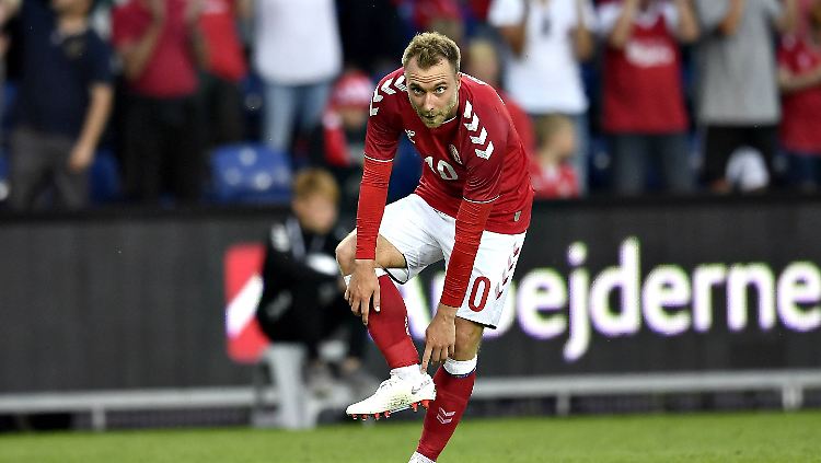 Vorwiegend erledigt Christian Eriksen seinen Job mit dem starken rechten Fuß.