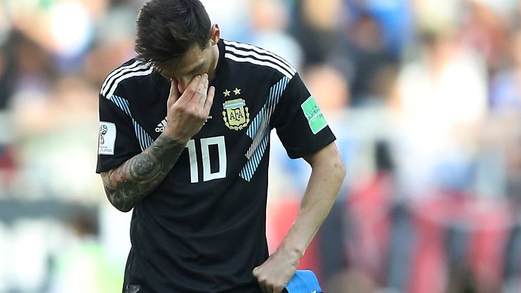 Messi - erst verzweifelt gesucht, dann nur nur noch verzweifelt.