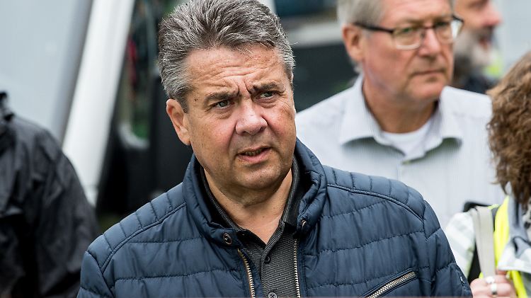 Gabriel Anfang Juni auf einer Demonstration gegen Rechtsextremismus.