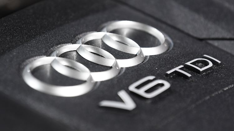 Motorblock eines A8 mit Diesel-Motor.