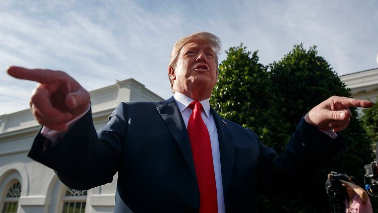 Donald Trump legt im Zollstreit mit China nach.