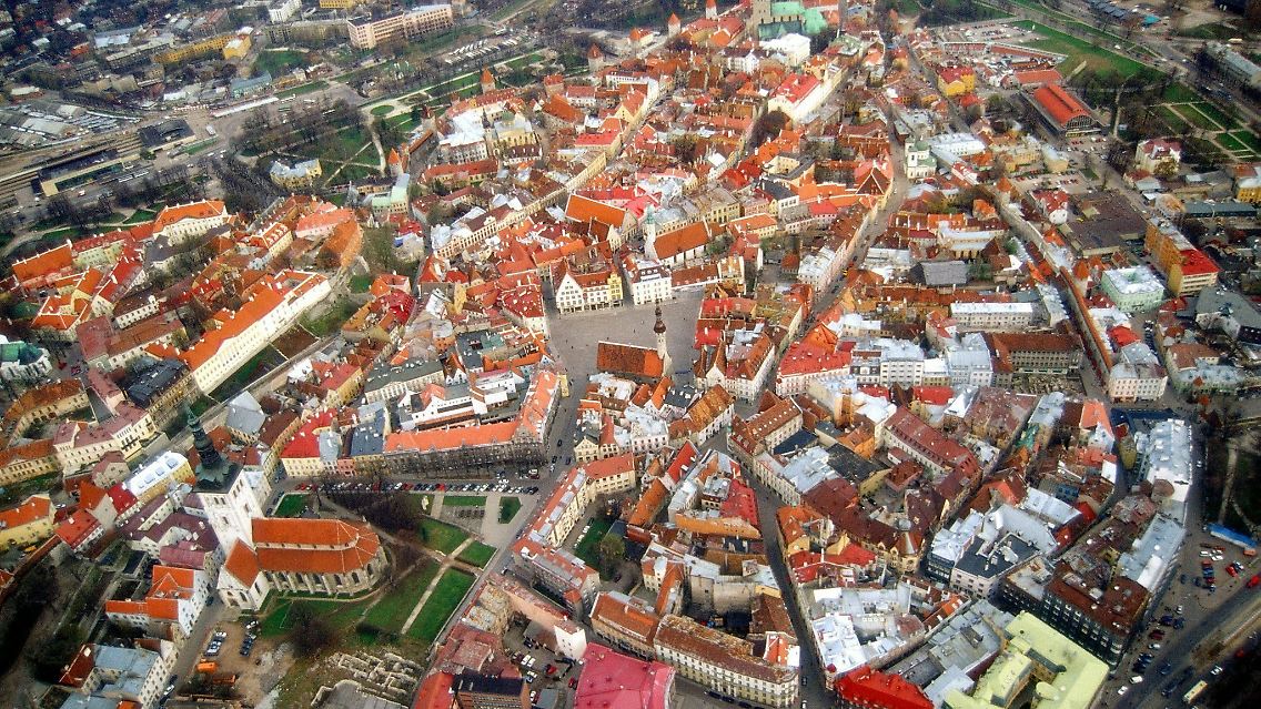 Die Altstadt von Tallinn, der Hauptstadt von Estland.