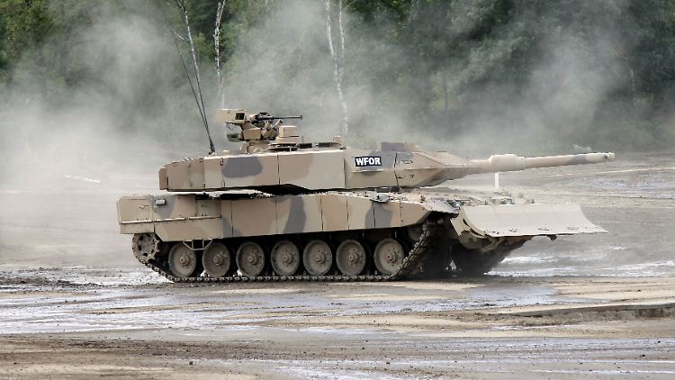 Ein Schwergewicht der deutschen Rüstungsindustrie: Der Kampfpanzer Leopard 2.