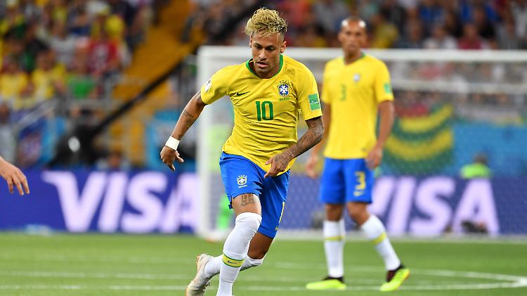 Neymar wurde gegen die Schweiz zehn Mal gefoult.