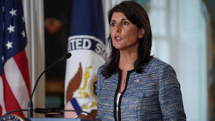 Die amerikanische UN-Botschafterin Nikki Haley nannten den Menschenrechtsrat einen "Sumpf der politischen Voreingenommenheit".