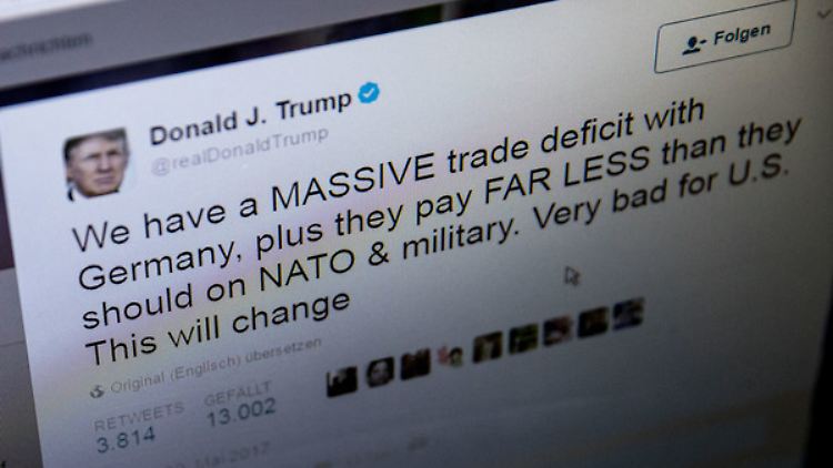 Anders als die meisten Nutzer, twittert US-Präsident Trump ganztägig emotional.