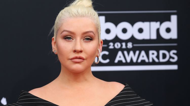 Gibt sich freizügig: Christina Aguilera.