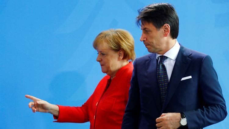 In welche Richtung steuert die EU in der Asylpolitik? Angela Merkel und Guiseppe Conte müssen sich noch auf einen Weg einigen.