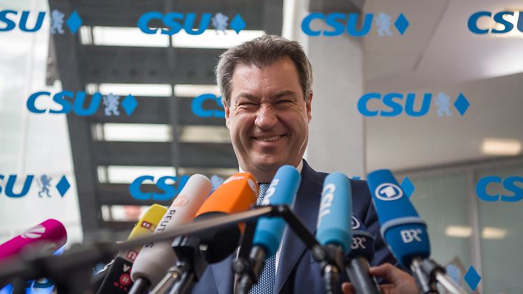 Markus Söder kämpft um den Erhalt der absoluten Mehrheit für die CSU.