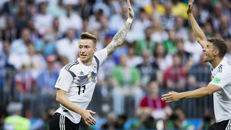 Links die Zukunft, rechts die Vergangenheit im DFB-Team? Marco Reus und Thomas Müller.