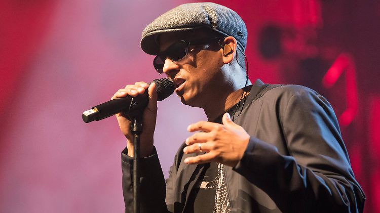 Xavier Naidoo bei einem Konzert in der Schweiz.