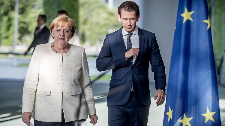 Angela Merkel und Sebastian Kurz reisen heute nach Brüssel zum EU-Gipfel.