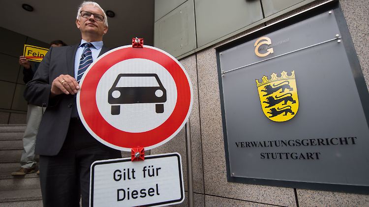 Jürgen Resch, Bundesgeschäftsführer der Deutschen Umwelthilfe, will in Stuttgart umfassende Fahrverbote durchsetzen.