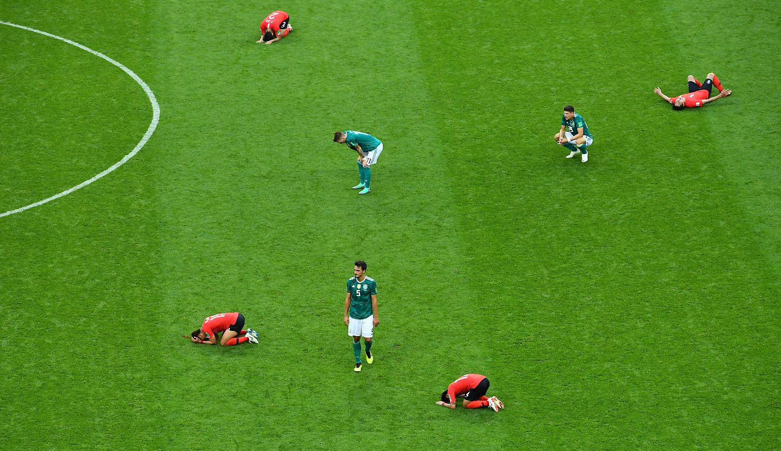 Aus, aus, aus - die WM ist aus. 
