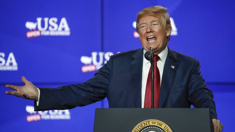 Hält nicht viel von der WTO: US-Präsident Trump.