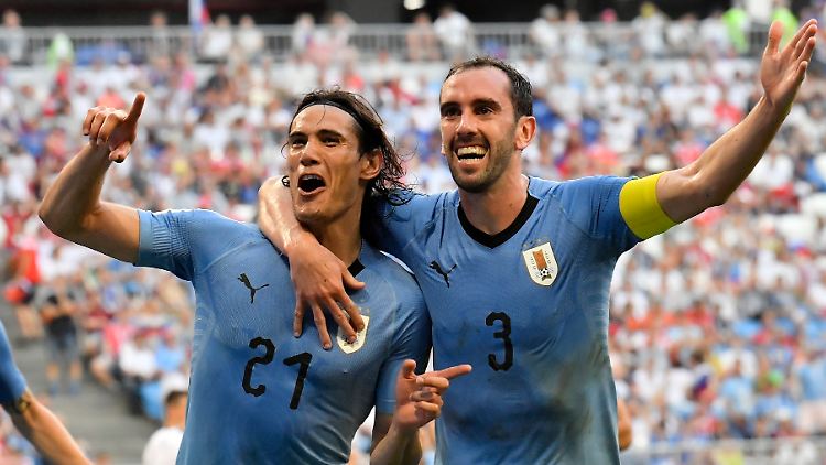Cavani (l.) und Co. wollen endlich mal wieder ins Viertelfinale.