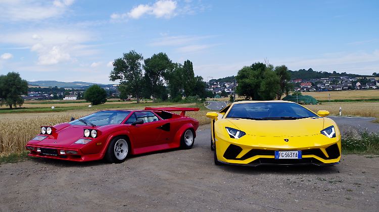 Der Countach und der Aventador teilen eine DNA.