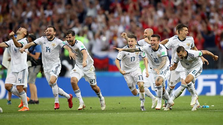 WM-Wahnsinn: Russland steht im Viertelfinale.