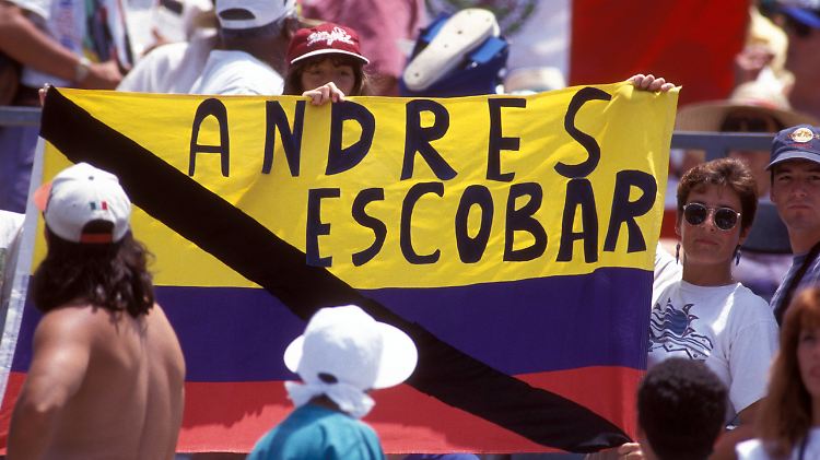Andrés Escobar ist für viele Fans immer noch ein Held im kolumbianischen Fußball.