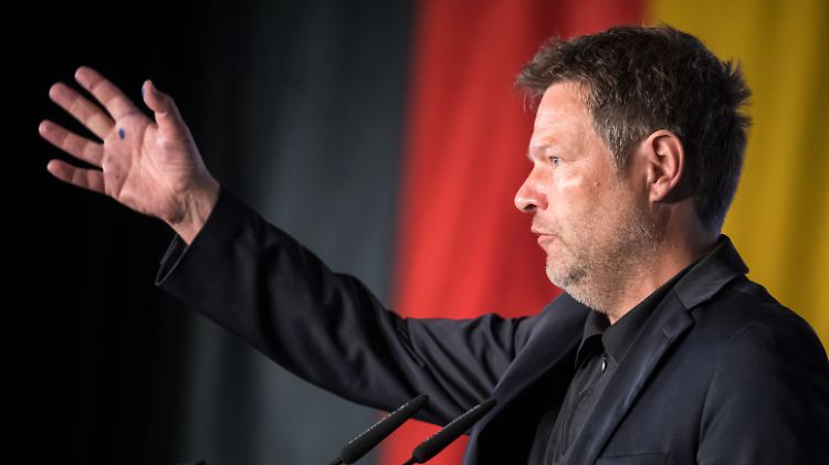Springen die Grünen Angela Merkel bei? Robert Habeck ist nicht völlig abgeneigt.