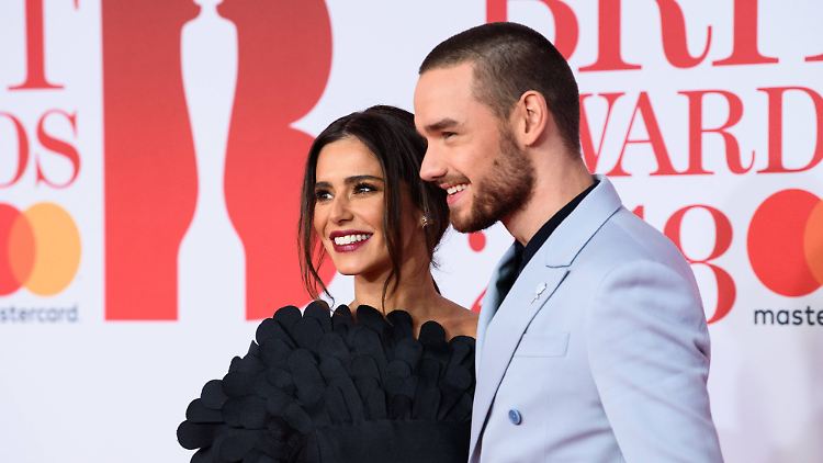 Im Februar war ihnen noch nichts anzumerken: Cheryl Cole und Liam Payne.