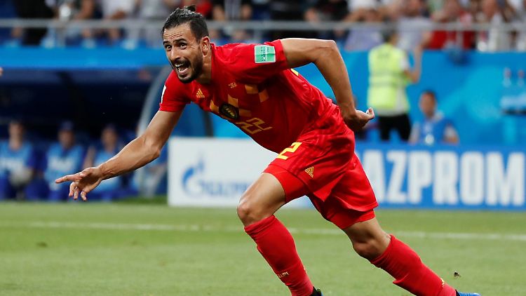 Nacer Chadli schießt sich hinein in die belgischen Herzen.