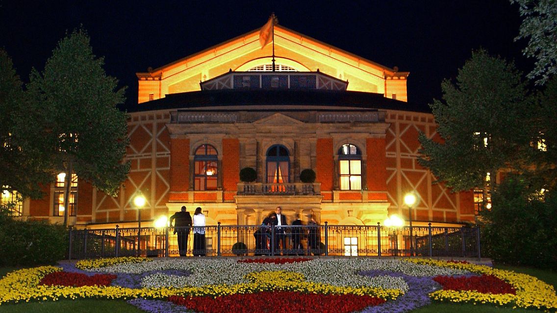 Das Festspielhaus in Bayreuth.