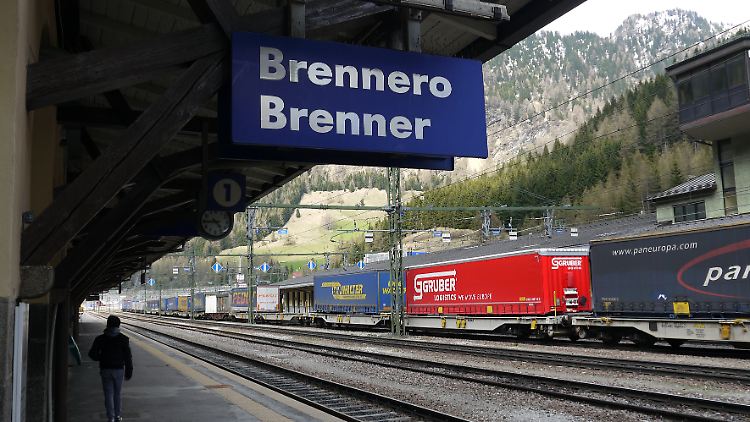 Der Bahnhof «Brenner» an der Grenze zwischen Österreich und Italien.