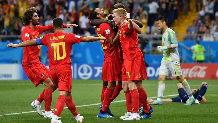 Den Status des WM-Geheimfavoriten muss Belgien nach der Aufholjagd gegen Japan wohl ablegen.