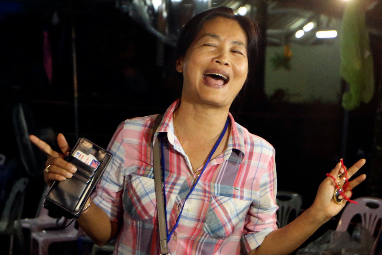Freude und Erleichterung in Thailand. 