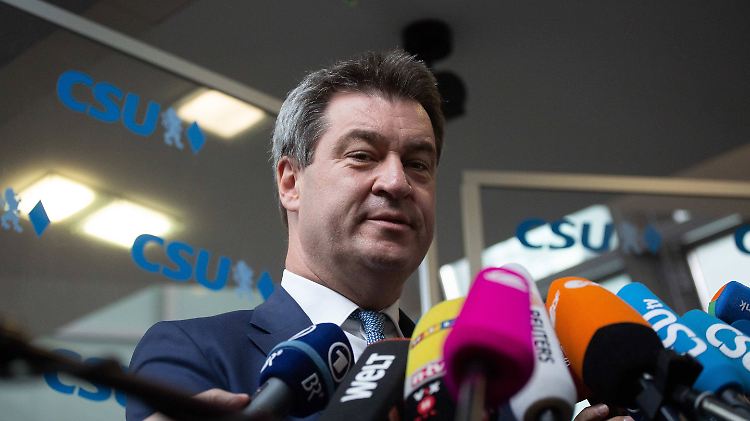 Bayerns CSU-Landeschef Markus Söder möchte mit der Schwesterpartei CDU zu Stabilität zurückfinden.