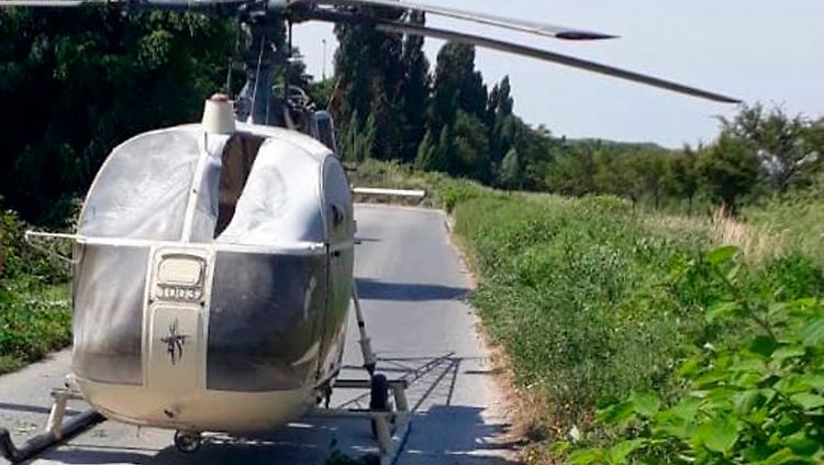Der entführte Hubschrauber wurde in Gonesse nördlich von Paris sicher gestellt. 