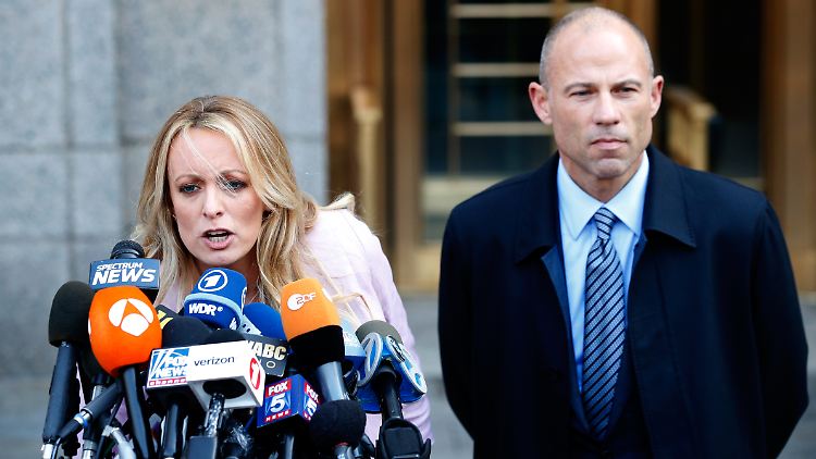 Stormy Daniels' Anwalt Michael Avenatti sagt, er habe drei Dinge, die Donald Trump nicht hat: Hirn, Herz und Mut.