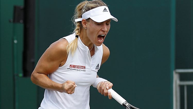 "Come on Angie": Kerbers Coach sieht noch Luft nach oben.
