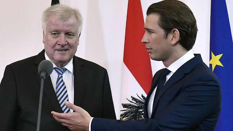 Seehofer erreicht Übereinkunft in Wien.