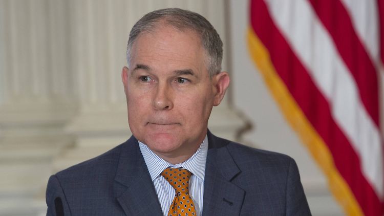 Keine lange Amtszeit als EPA-Chef: Scott Pruitt.