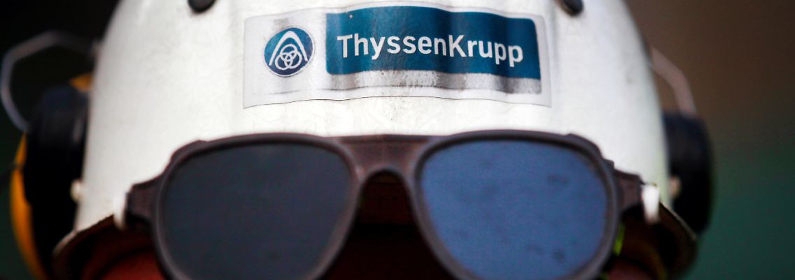 Der Paukenschlag des Tages kam von ThyssenKrupp.