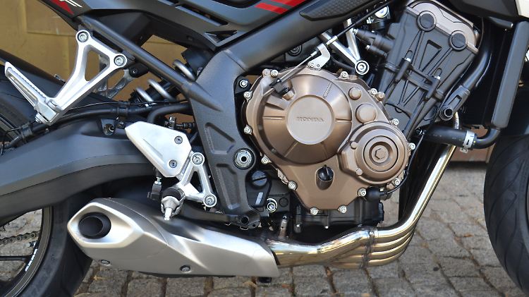 Der Reihenvierzylinder in der Honda CB 650 F ist ein wirklich feines Triebwerk.