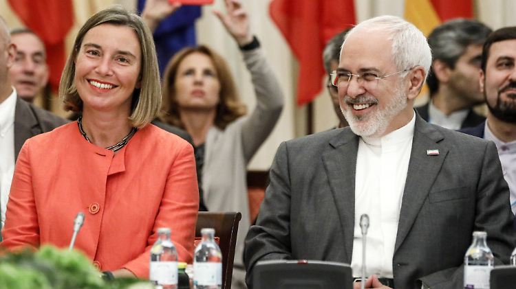 Irans Außenminister Sarif zeigt sich zufrieden.