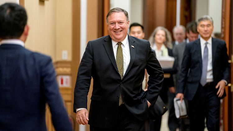 Außenminister Mike Pompeo verbringt derzeit mehrere Tage in Ostasien.