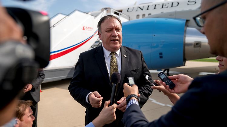 "Falls solche Forderungen gangsterartig sind, dann ist die Welt ein Gangster", sagt US-Außenminister Mike Pompeo.