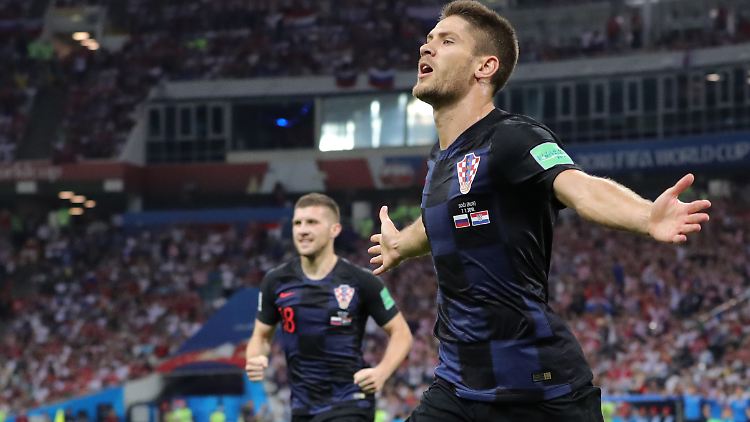 Andrej Kramaric im Scheinwerferlicht, Ante Rebic stand gegen Russland ausnahmsweise nur im Hintergrund. Ihre sportliche Zukunft ist ungewiss.