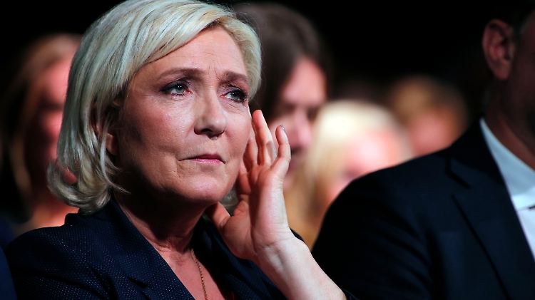 Marine Le Pen fürchtet um die Existenz der Rassemblement National.
