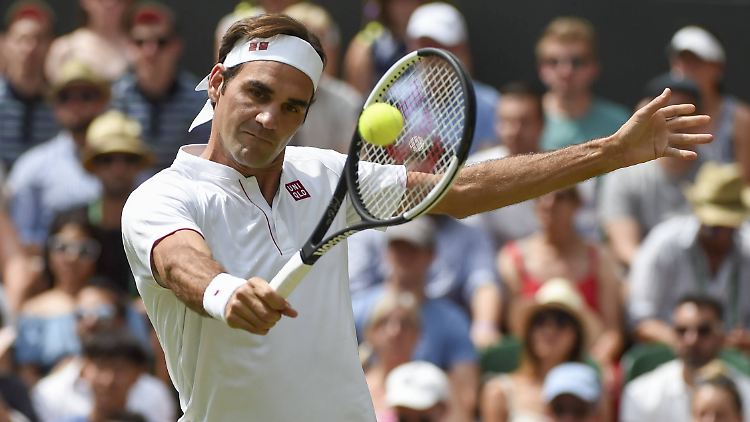 Roger Federer hat bei seiner 20. Wimbledon-Teilnahme am  in London zum 16. Mal das Viertelfinale des Rasenklassikers. 