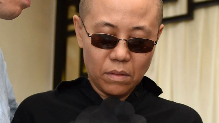 Liu Xia kurz nach dem Tod ihres Mannes im vergangenen Jahr.