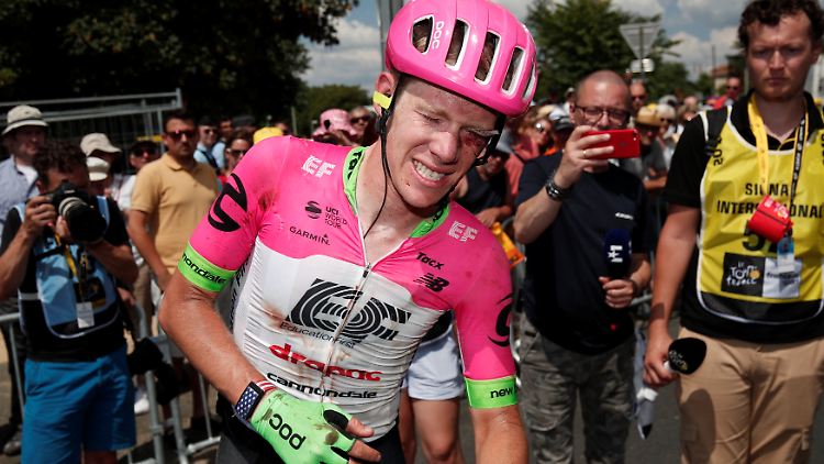 Craddock liegt nach seinem schweren Sturz abgeschlagen auf dem letzten Platz des Gesamtklassements.