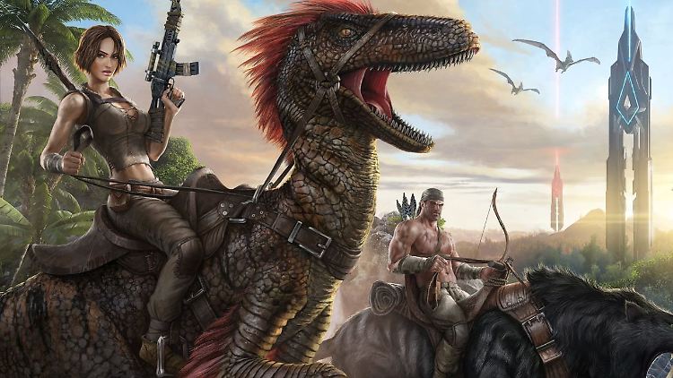 Überleben unter Dinos: Darum geht's bei Ark: Survival Evolved". 