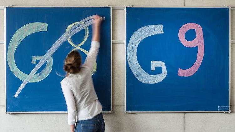 In NRW startet die Umstellung zu G9 an öffentlichen Gymnasien im Schuljahr 2019/20 mit den Fünft- und Sechstklässlern.