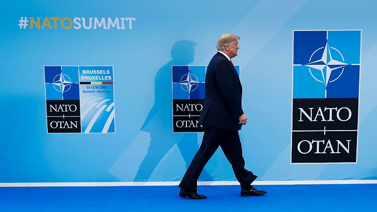 US-Präsident Trump bestimmt die Agenda des Nato-Gipfels.