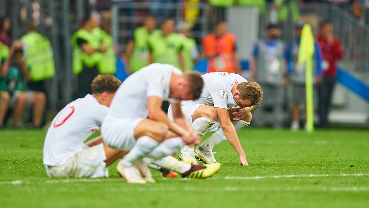 Tief betrübt: Die Engländer dürfen nur um Platz drei spielen.